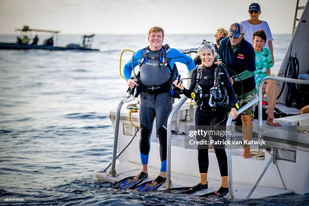 King Willem-Alexander and Queen Maxima visit Saba