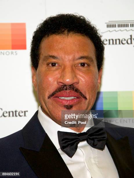 Lionel Richie arrives for the formal Artist's Dinner honoring the recipients of the 40th Annual Kennedy Center Honors hosted by United States...