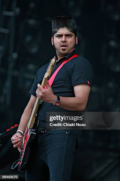 Ian D'Sa of Billy Talent performs at day one of the Download Festival at Donington Park on June 12, 2009 in Castle Donington, England.