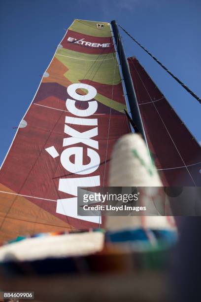 Extreme Team Mexico, skippered by Erik Brockmann and his Team mates Chris Taylor,Alex Higby ,Tom BuggyArmando NoriegaMartin Evans during the Extreme...