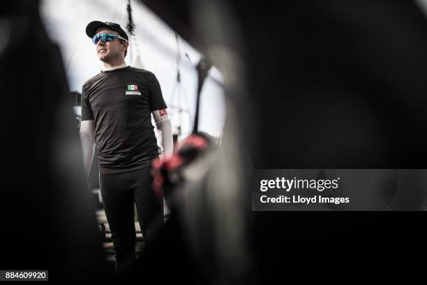 Extreme Team Mexico, skipper Erik Brockmann during the Extreme Sailing Series on December 2, 2017 in Isla San Jose, Mexico.