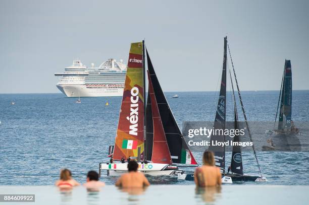 Extreme Team Mexico, skippered by Erik Brockmann and his Team mates Chris Taylor,Alex Higby ,Tom BuggyArmando NoriegaMartin Evans during the Extreme...