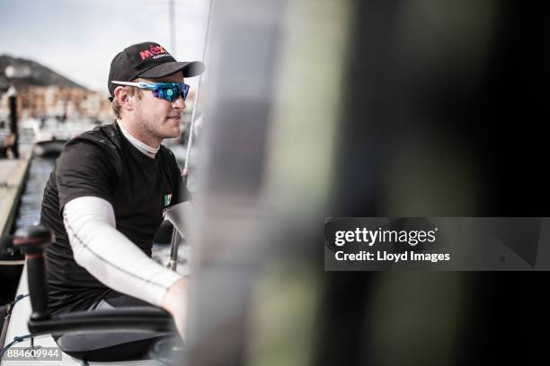 Extreme Team Mexico, skipper Erik Brockmann during the Extreme Sailing Series on December 2, 2017 in Isla San Jose, Mexico.