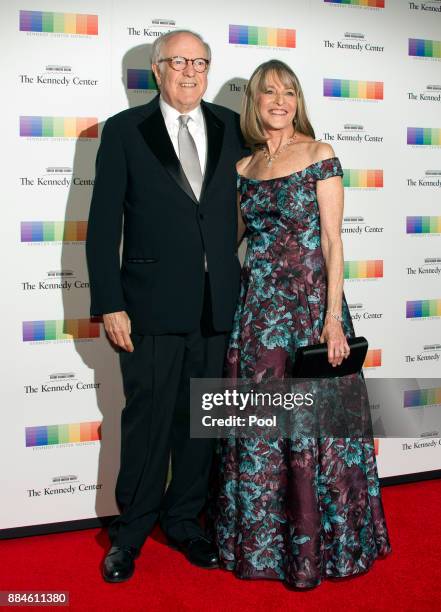 Robert Barnett and Rita Braver arrive for the formal Artist's Dinner honoring the recipients of the 40th Annual Kennedy Center Honors hosted by...