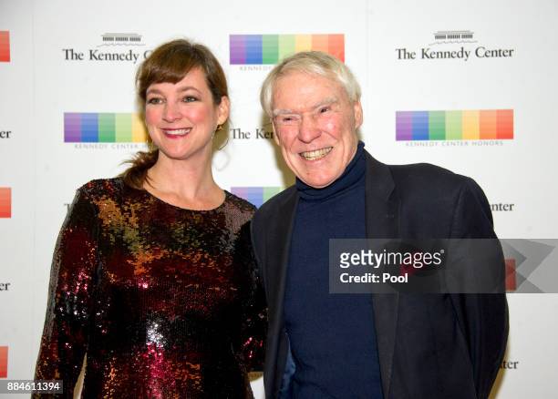 Jacque D'Amboise and his daughter-in-law, Kelly D'Amboise arrive for the formal Artist's Dinner honoring the recipients of the 40th Annual Kennedy...