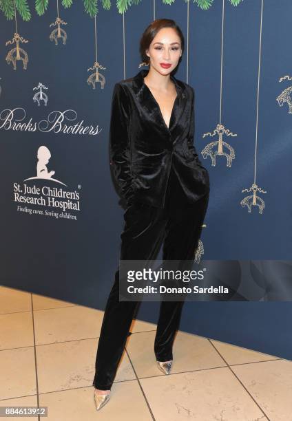 Cara Santana attends the Brooks Brothers holiday celebration with St Jude Children's Research Hospital at Brooks Brothers Rodeo on December 2, 2017...