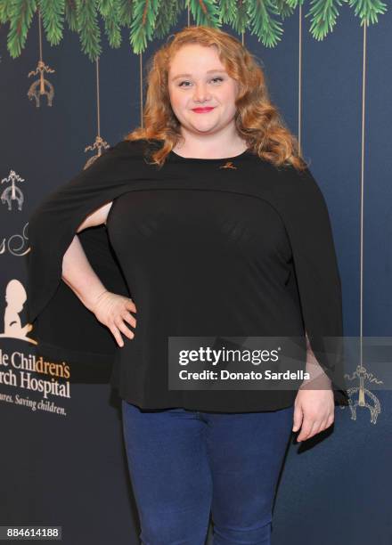 Danielle Macdonald attends the Brooks Brothers holiday celebration with St Jude Children's Research Hospital at Brooks Brothers Rodeo on December 2,...