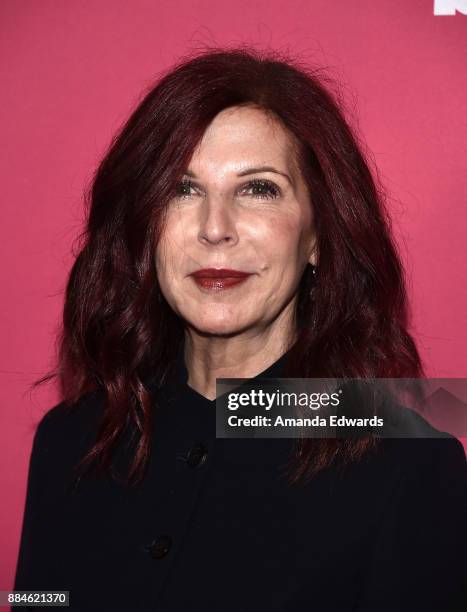 Atlantic Records Executive VP Andrea Ganis arrives at Billboard Women In Music 2017 at The Ray Dolby Ballroom at Hollywood & Highland Center on...