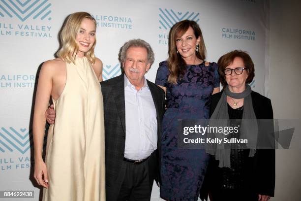 Actress Margot Robbie, Executive Director of the California Film Institute Mark Fishkin, actress Allison Janney, and Mill Valley Film Festival...