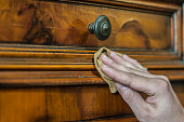 Antique wood furniture restoration