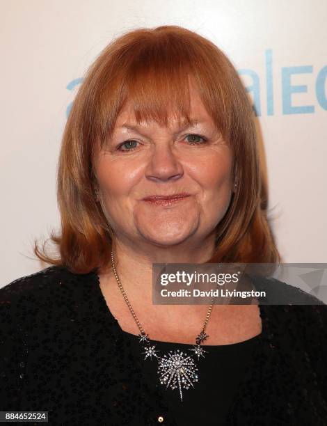 Actress Lesley Nicol attends the Animal Equality Global Action annual gala at The Beverly Hilton Hotel on December 2, 2017 in Beverly Hills,...