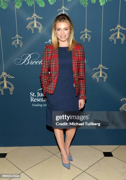 Actress Lauren Sivan attends the Brooks Brothers holiday celebration with St Jude Children's Research Hospital at Brooks Brothers Rodeo on December...