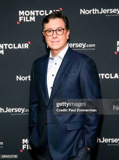 Stephen Colbert attends Sad! A Happy Evening with Stephen Colbert & Samantha Bee for Montclair Film at NJPAC on December 2, 2017 in Newark, New...