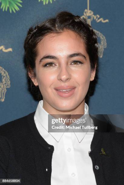 Alanna Masterson attends the Brooks Brothers holiday celebration with St Jude Children's Research Hospital at Brooks Brothers Rodeo on December 2,...