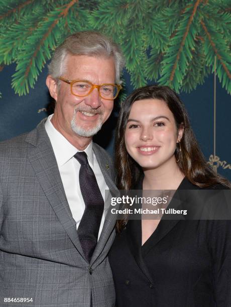 Of Brooks Brothers Claudio Del Vecchio and Angelica Del Vecchio attend the Brooks Brothers holiday celebration with St Jude Children's Research...