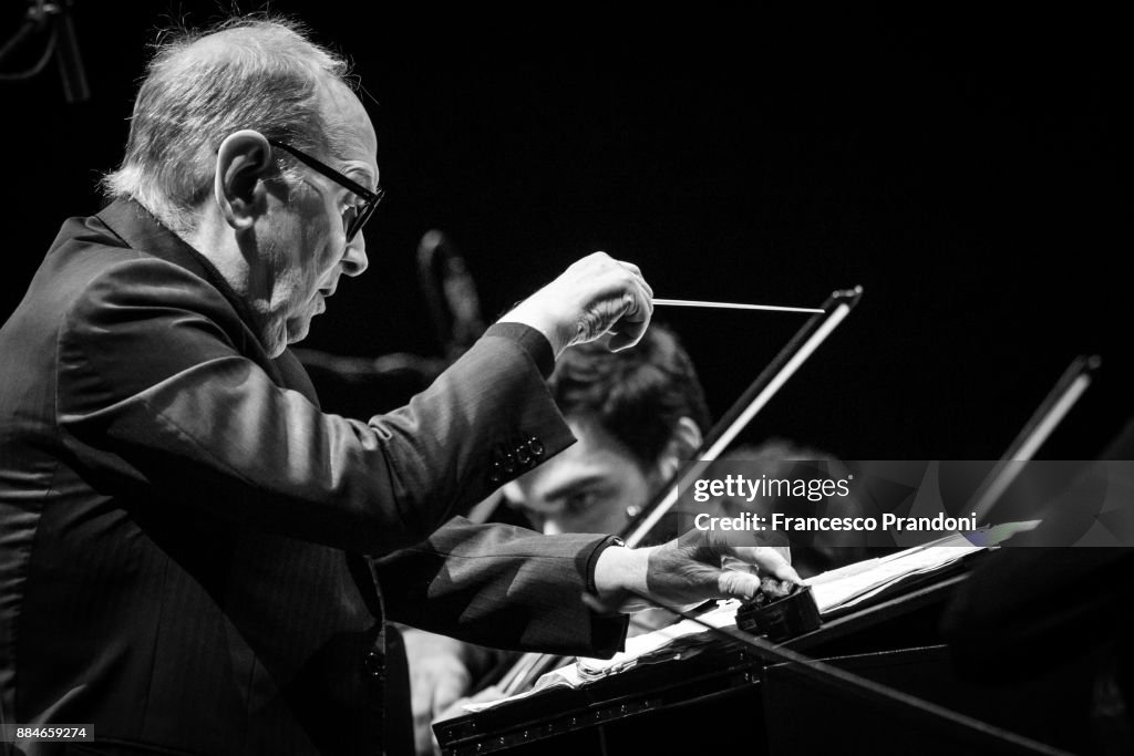 Ennio Morricone Performs In Milan