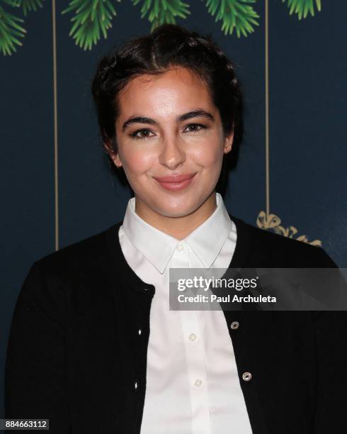 Actress Alanna Masterson attends the Brooks Brothers and St.Jude Annual Holiday Party at Brooks Brothers Rodeo on December 2, 2017 in Beverly Hills,...