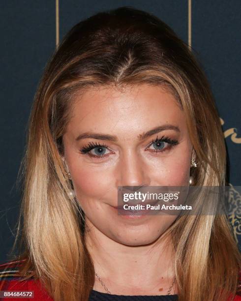 Actress Lauren Sivan attends the Brooks Brothers and St.Jude Annual Holiday Party at Brooks Brothers Rodeo on December 2, 2017 in Beverly Hills,...