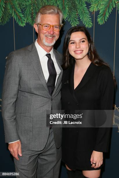 Claudio Del Vecchio and Angelica Del Vecchio attend the Brooks Brothers holiday celebration with St Jude Children's Research Hospital at Brooks...