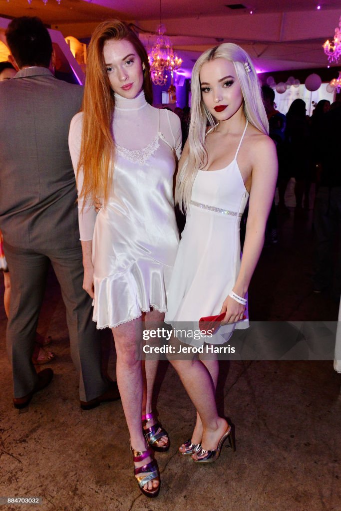 Larsen Thompson and Dove Cameron attend Dove Cameron x BELLAMI Launch