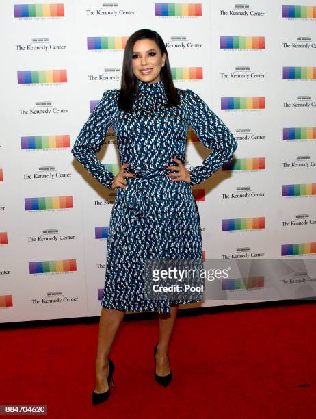 Actress Eva Longoria arrives for the formal Artist's Dinner hosted by United States Secretary of State Rex Tillerson in their honor at the US...