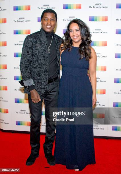 Kenneth "Babyface" Edmonds and Nicole Edmonds arrive for the formal Artist's Dinner hosted by United States Secretary of State Rex Tillerson in their...