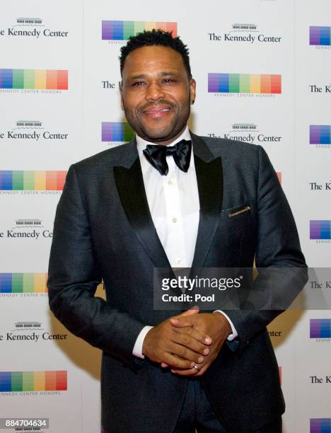 Actor Anthony Anderson arrives for the formal Artist's Dinner hosted by United States Secretary of State Rex Tillerson in their honor at the US...