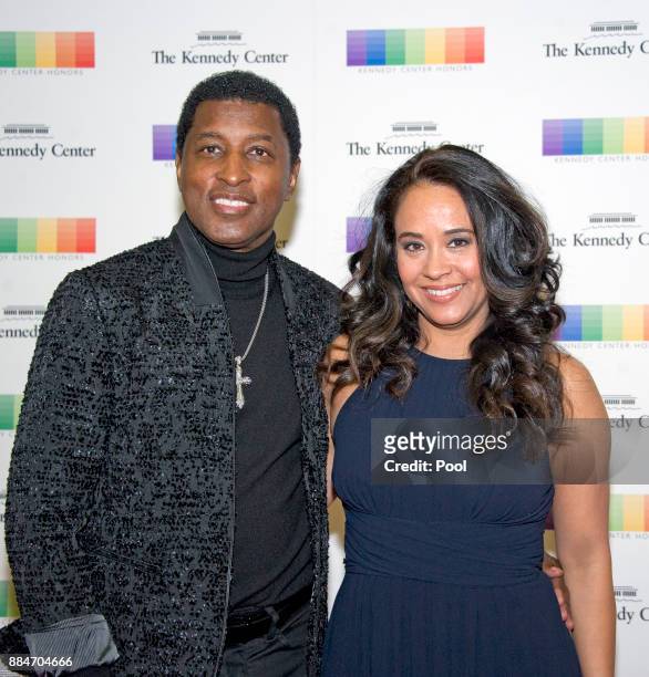 Kenneth "Babyface" Edmonds and Nicole Edmonds arrive for the formal Artist's Dinner hosted by United States Secretary of State Rex Tillerson in their...
