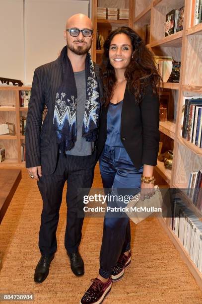 Jacob Abramson and Zoe Lukov attend the Inaugural Opening of The Bunker on December 2, 2017 in West Palm Beach, Florida.