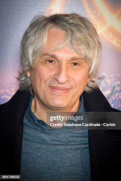 Producer Alain Goldman attends the "Santa & Cie" Paris Premiere at Cinema Pathe Beaugrenelle on December 3, 2017 in Paris, France.