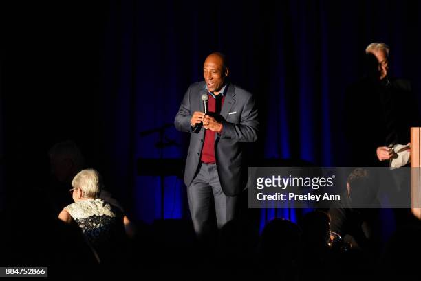 Byron Allen and Garth Kemp attend ALS Golden West Chapter Hosts Champions For Care And A Cure at The Fairmont Miramar Hotel & Bungalows on December...