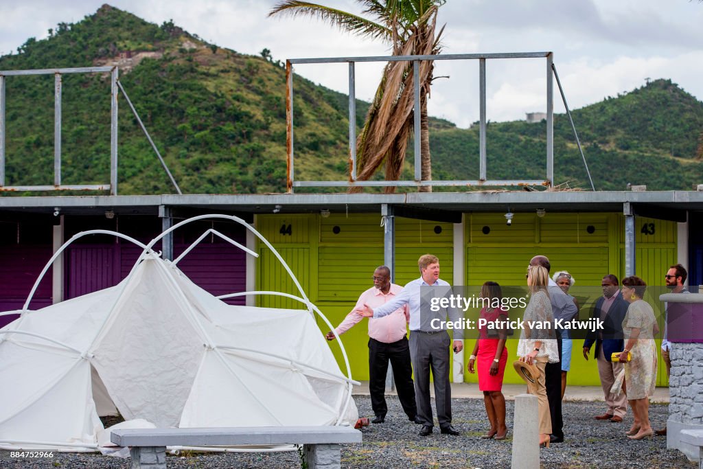 King Willem-Alexander Of The Netherlands And Queen Maxima Visit St Maarten