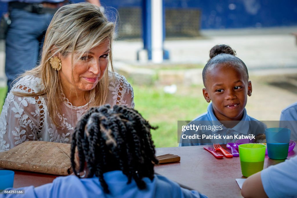 King Willem-Alexander Of The Netherlands And Queen Maxima Visit St Maarten