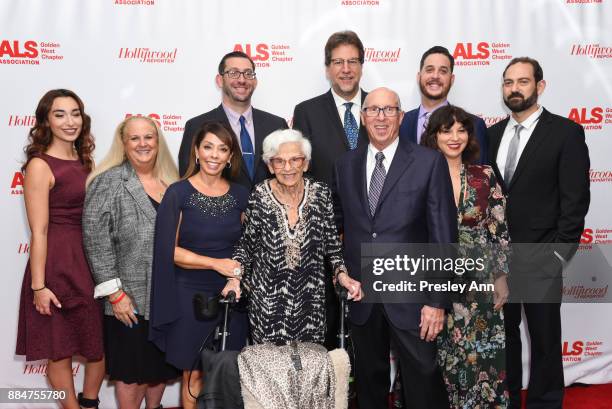 The Tazman Family and Fred Fisher attend ALS Golden West Chapter Hosts Champions For Care And A Cure at The Fairmont Miramar Hotel & Bungalows on...