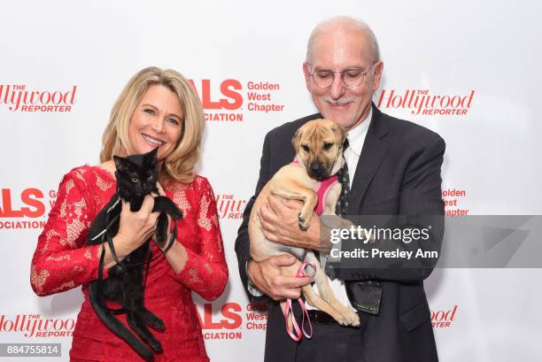 Dr. Karen Halligan and Joey Herrick attend ALS Golden West Chapter Hosts Champions For Care And A Cure at The Fairmont Miramar Hotel & Bungalows on...