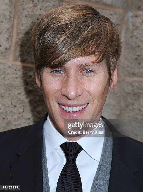 Screenwriter Dustin Lance Black arrives to the "Life Out Loud 4" event held at Sunset Gower Studios on June 13, 2009 in Hollywood, California.