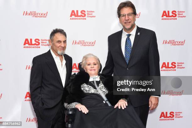 Mari Winsor and Fred Fisher attend ALS Golden West Chapter Hosts Champions For Care And A Cure at The Fairmont Miramar Hotel & Bungalows on December...