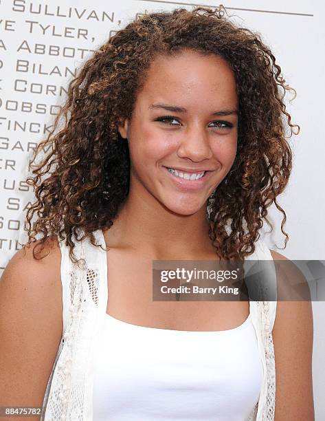 Actress Chloe Mills arrives to the "Life Out Loud 4" event held at Sunset Gower Studios on June 13, 2009 in Hollywood, California.