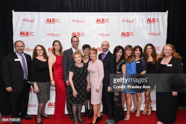 Team attends ALS Golden West Chapter Hosts Champions For Care And A Cure at The Fairmont Miramar Hotel & Bungalows on December 2, 2017 in Santa...