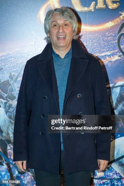 Producer Alain Goldman attends "Santa & Cie" Paris Premiere at Cinema Pathe Beaugrenelle on December 3, 2017 in Paris, France.