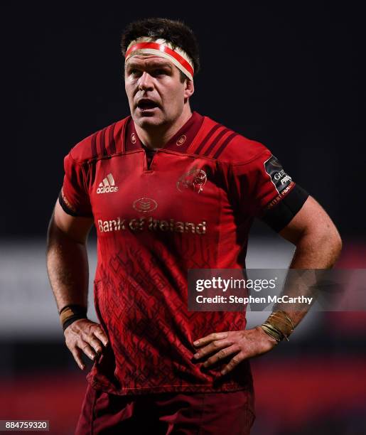 Cork , Ireland - 2 December 2017; Billy Holland of Munster during the Guinness PRO14 Round 10 match between Munster and Ospreys at Irish Independent...