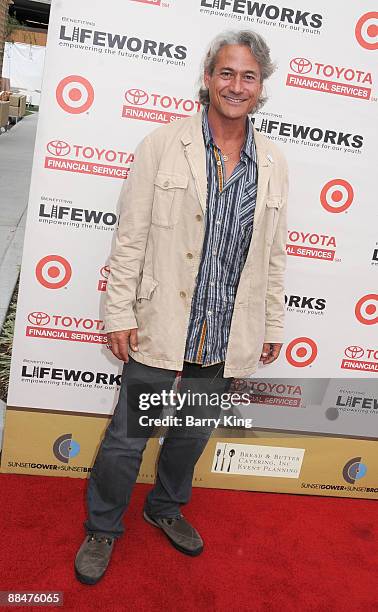 Greg Louganis arrives to the "Life Out Loud 4" event held at Sunset Gower Studios on June 13, 2009 in Hollywood, California.