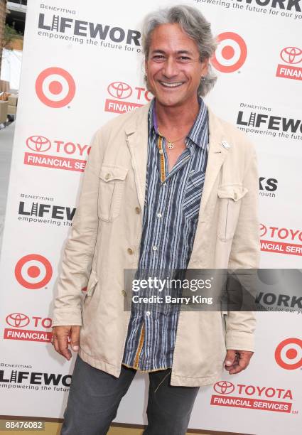 Greg Louganis arrives to the "Life Out Loud 4" event held at Sunset Gower Studios on June 13, 2009 in Hollywood, California.