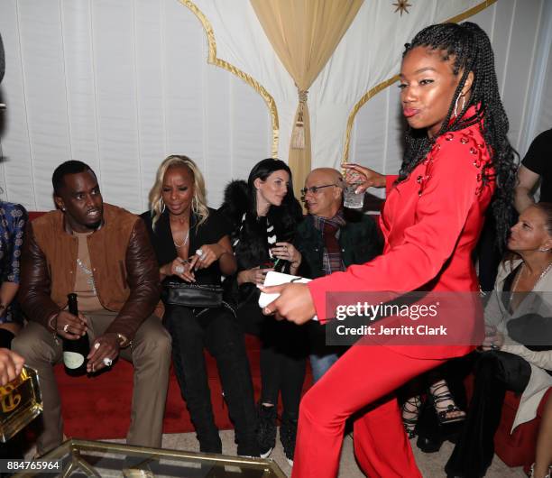 Tiffany Haddish dances during the The Four cast Sean Diddy Combs, Fergie, and Meghan Trainor Host DJ Khaled's Birthday Presented by CÎROC and Fox on...