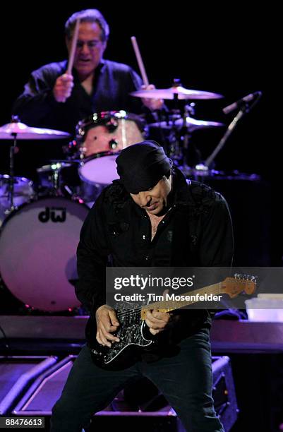 Steven Van Zandt of Bruce Springsteen &The E Street Band perform as part of Day Three of the 2009 Bonnaroo Music and Arts Festival on June 13, 2009...