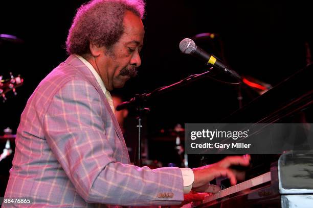 Musician Allen Toussaint performs during the 2009 Bonnaroo Music and Arts Festival on June 13, 2009 in Manchester, Tennessee.