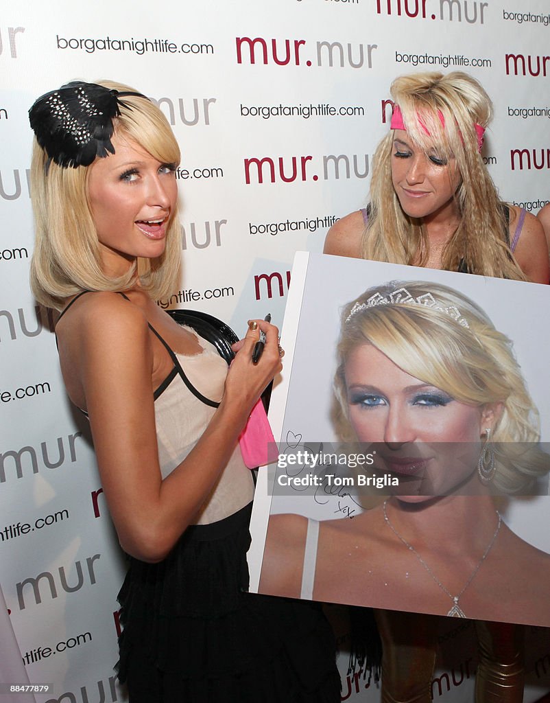 Paris Hilton Hosts Mur.mur In Atlantic City