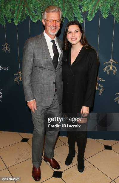 Claudio Del Vecchio and Angelica Del Vecchio attend the Brooks Brothers holiday celebration with St Jude Children's Research Hospital at Brooks...