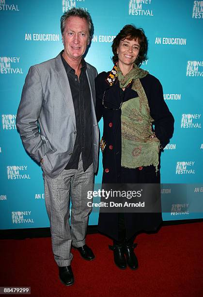 Bryan Brown and Rachel Ward attend the the Sydney Film Festival Awards at the State Theatre on June 14, 2009 in Sydney, Australia.