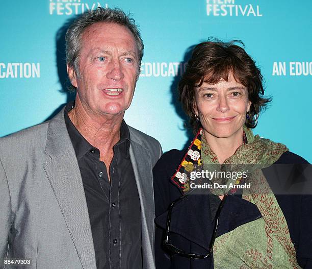 Bryan Brown and Rachel Ward attend the the Sydney Film Festival Awards at the State Theatre on June 14, 2009 in Sydney, Australia.